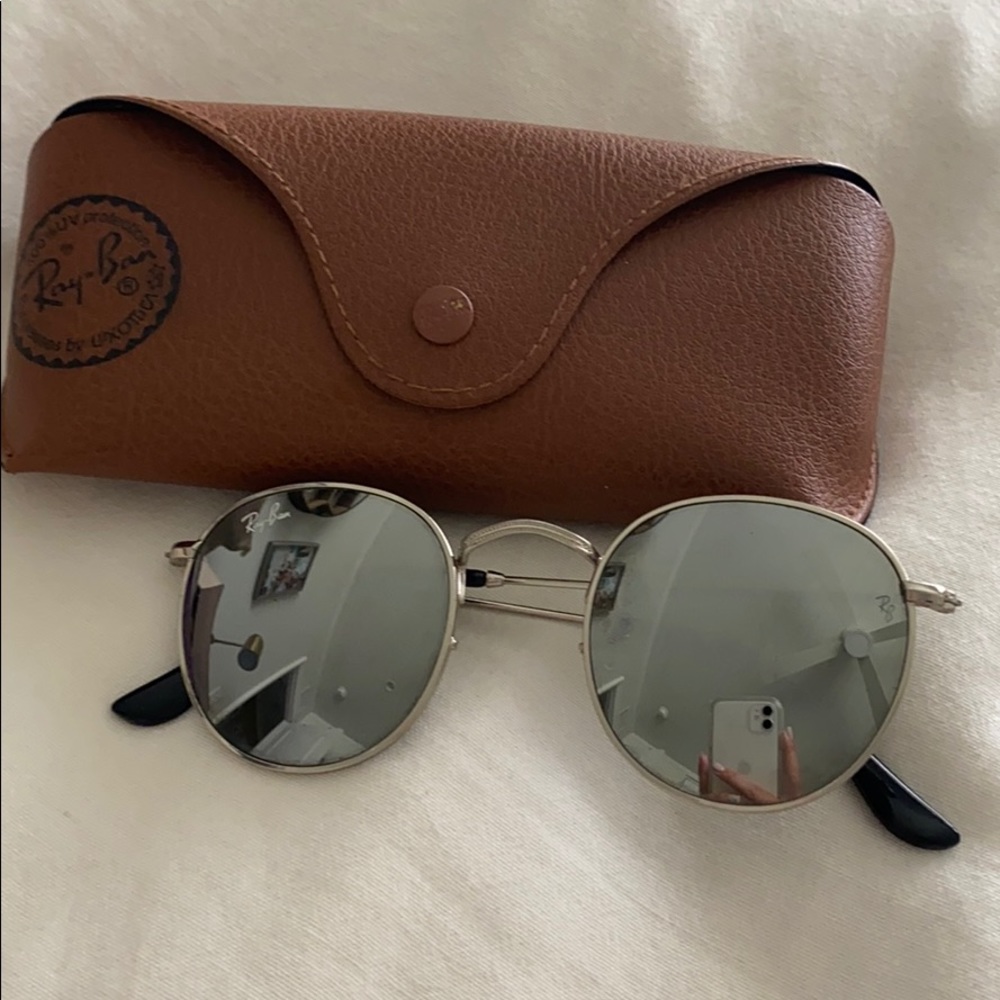 Silver Ray Bans